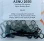 SEAL GRAPHITE BOSCH/DENSO/DELPHI GDI TWO NEEDED 2.83MM BLACK