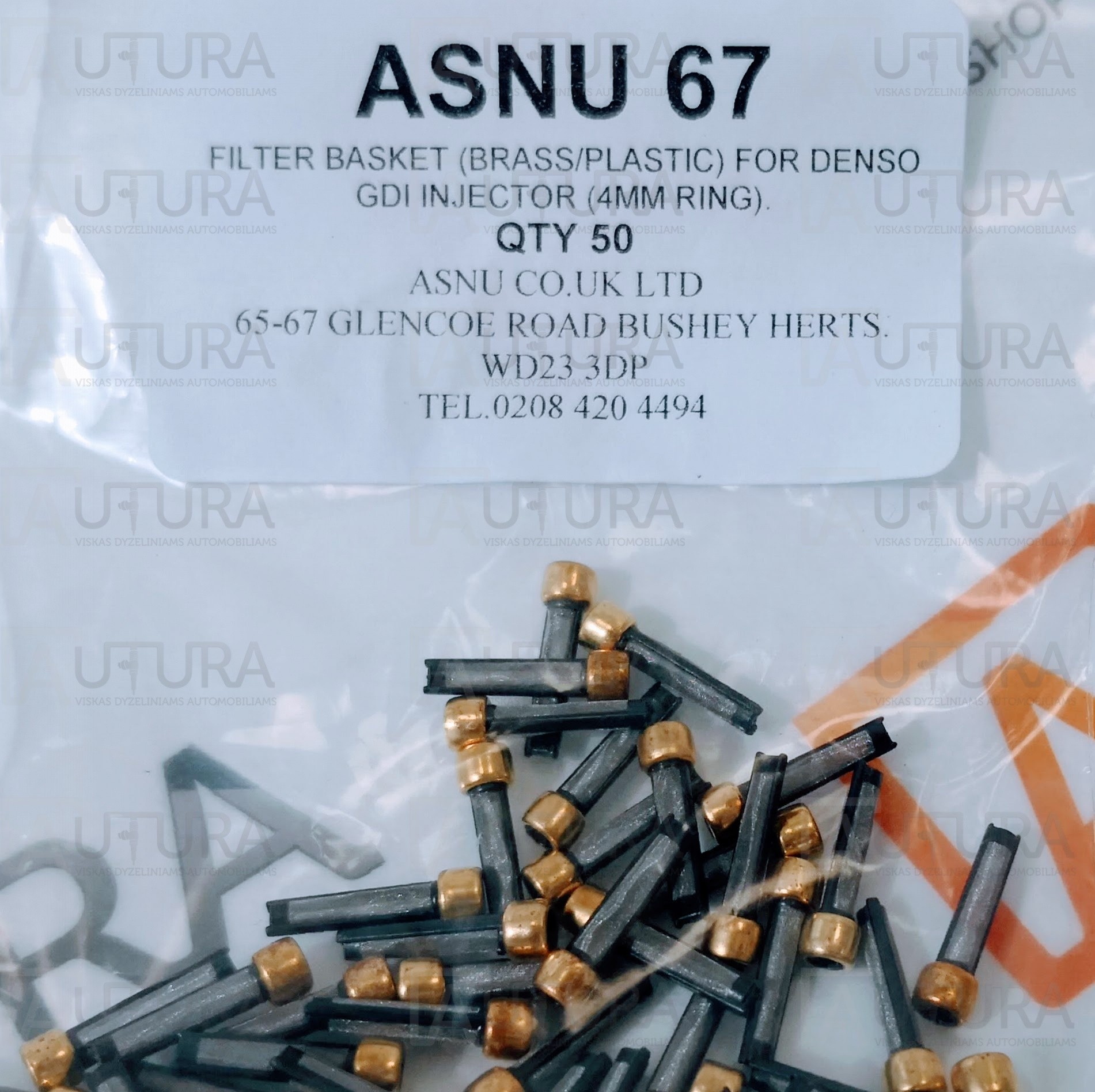 FILTER BASKET FOR DENSO GDI INJECTOR 4MM BRASS/PLASTIC_2