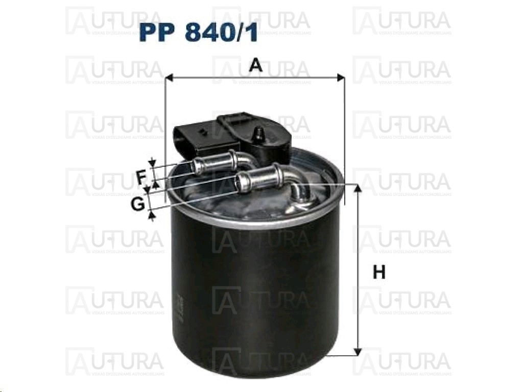 KURO FILTRAS MB CDI SU VANDENS DAVIKLIU