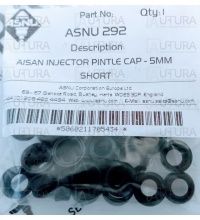 PINTLE CAP ASIAN INJECTOR BLACK 4MM 5MM