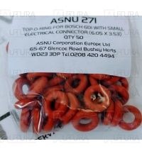 O-RING FOR BOSCH HDEV5 GDI INJECTOR TOP  5.94X3.53MM RED