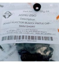 PINTLE CAP DENSO INJECTOR BLACK 5MM SHORT 3MM