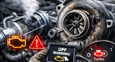 Kietųjų dalelių filtrai (DPF) ir turbokompresoriai – gedimų priežastys, simptomai ir poveikis turbokompresoriui