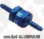 Vožtuvėlis kuro vienakryptis 6X6mm BLUE