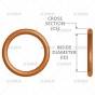 O-ZIEDAS GUM GAZO SVIRTELES CAV DPA (BROWN)