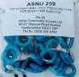 O-ZIEDAS TOP O'RING BOSCH HDEV1 GDI INJECTOR (7.44 X 3.53) BLUE