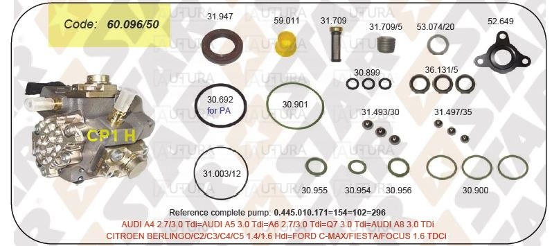 KURO SIURBL.REM.KPL.CR BH CP1H VW=AUDI 0445010171, 0445010154_2