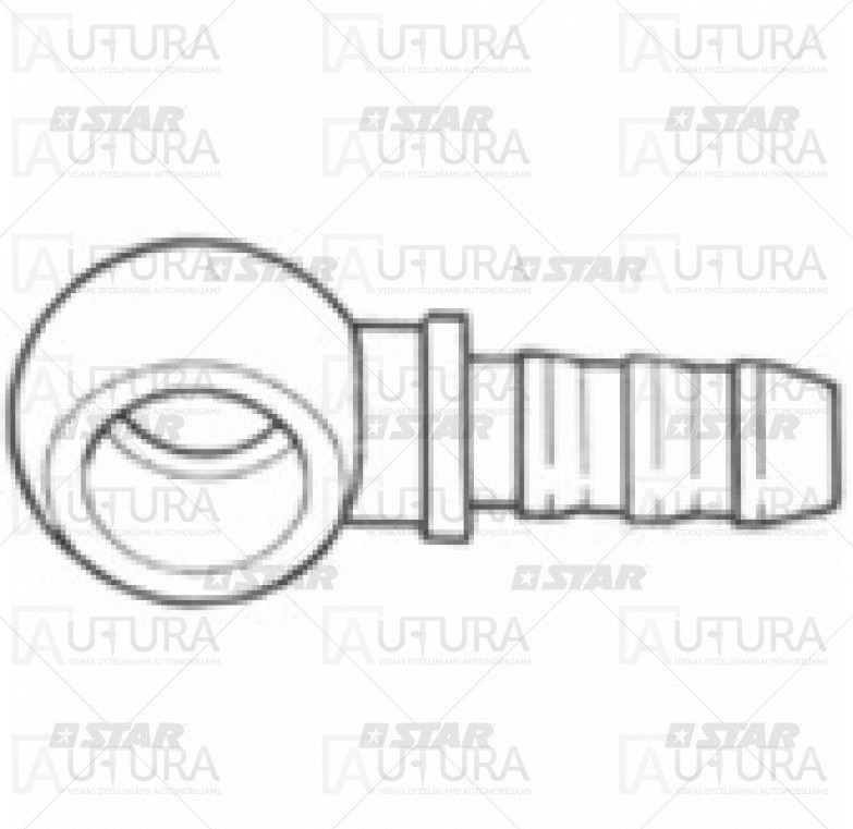 Jungtis Q12X8mm