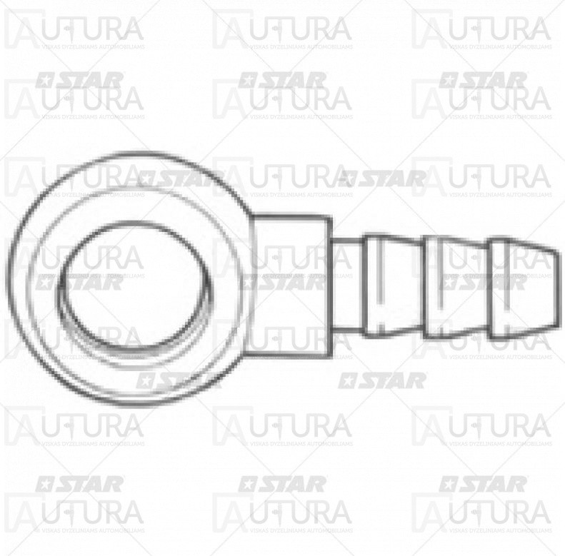 Jungtis Q16X8mm