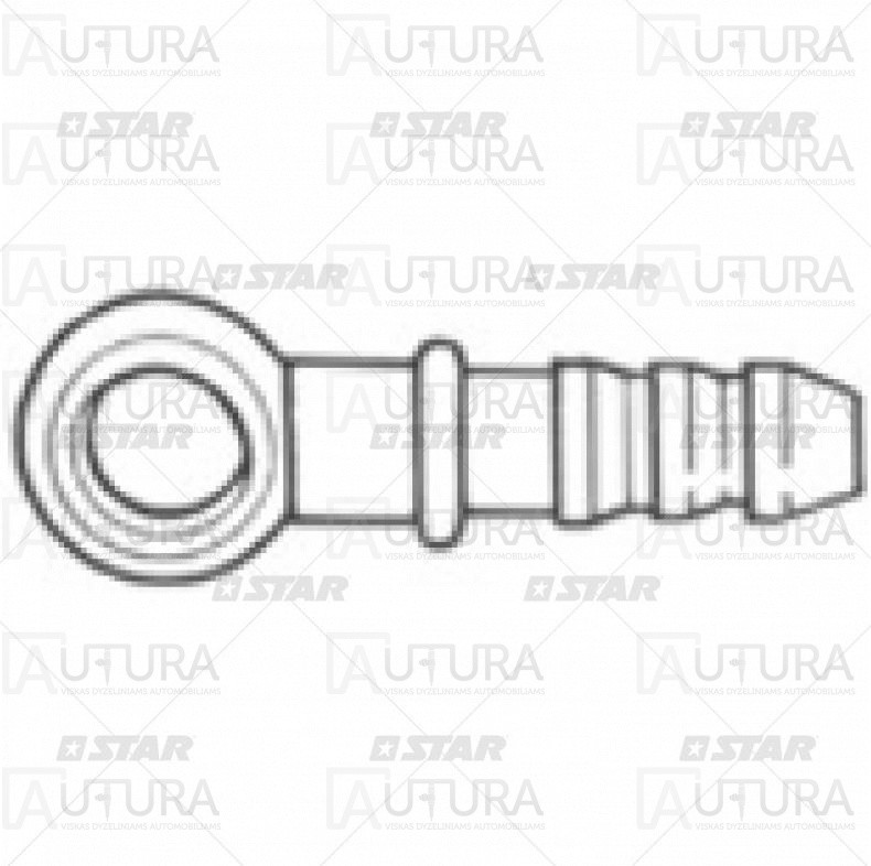 Jungtis Q10X6mm