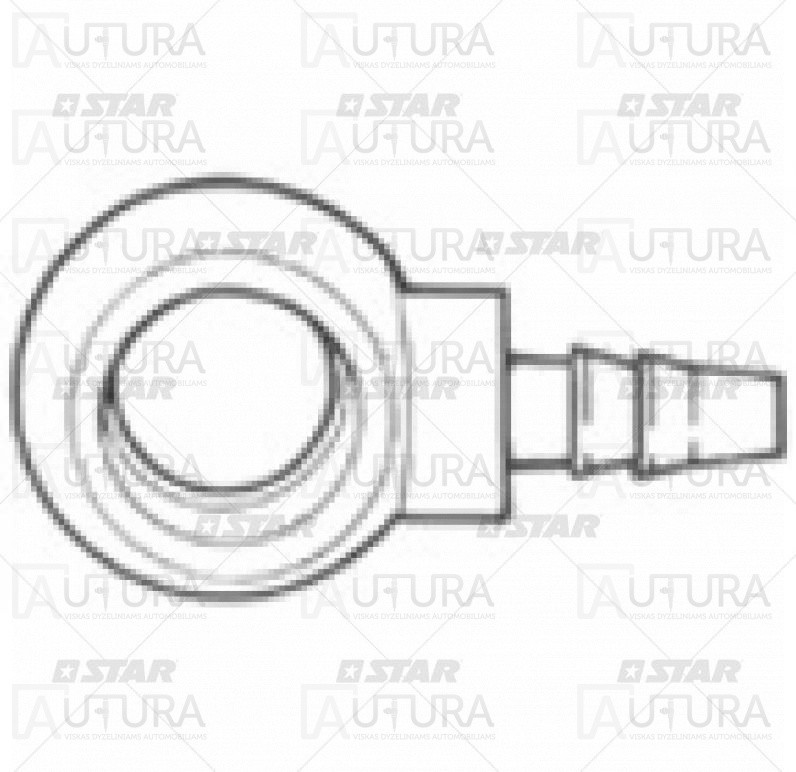 Jungtis Q12X4mm