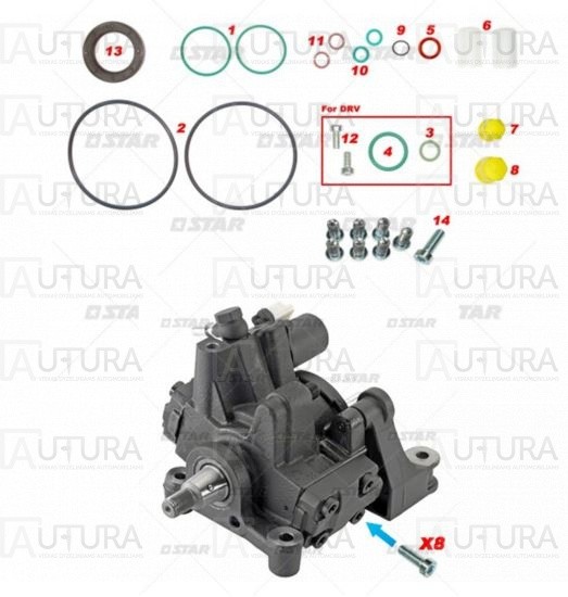 KURO SIURBL.REM.KPL.CR SIEMENS RENAULT MEGANE III 1.5 DCI 2008-2014