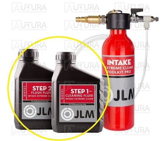 Įsiurbimo sistemos valymo skysčių kpl. JLM Diesel Intake Extreme Clean Fluid Pack