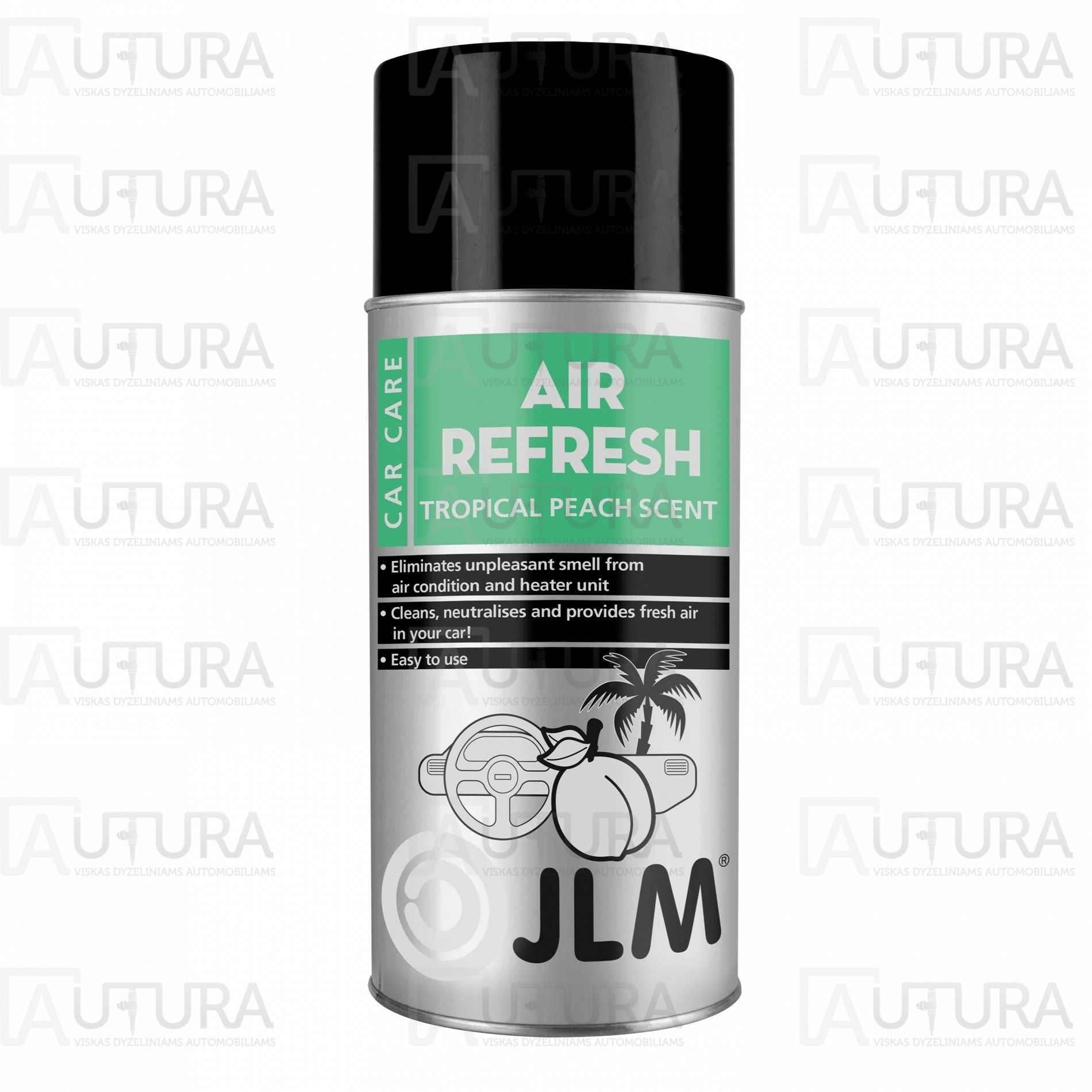 Oro kondicionieriaus valiklis JLM AIR REFRESH tropinių persikų kvapo 150ml