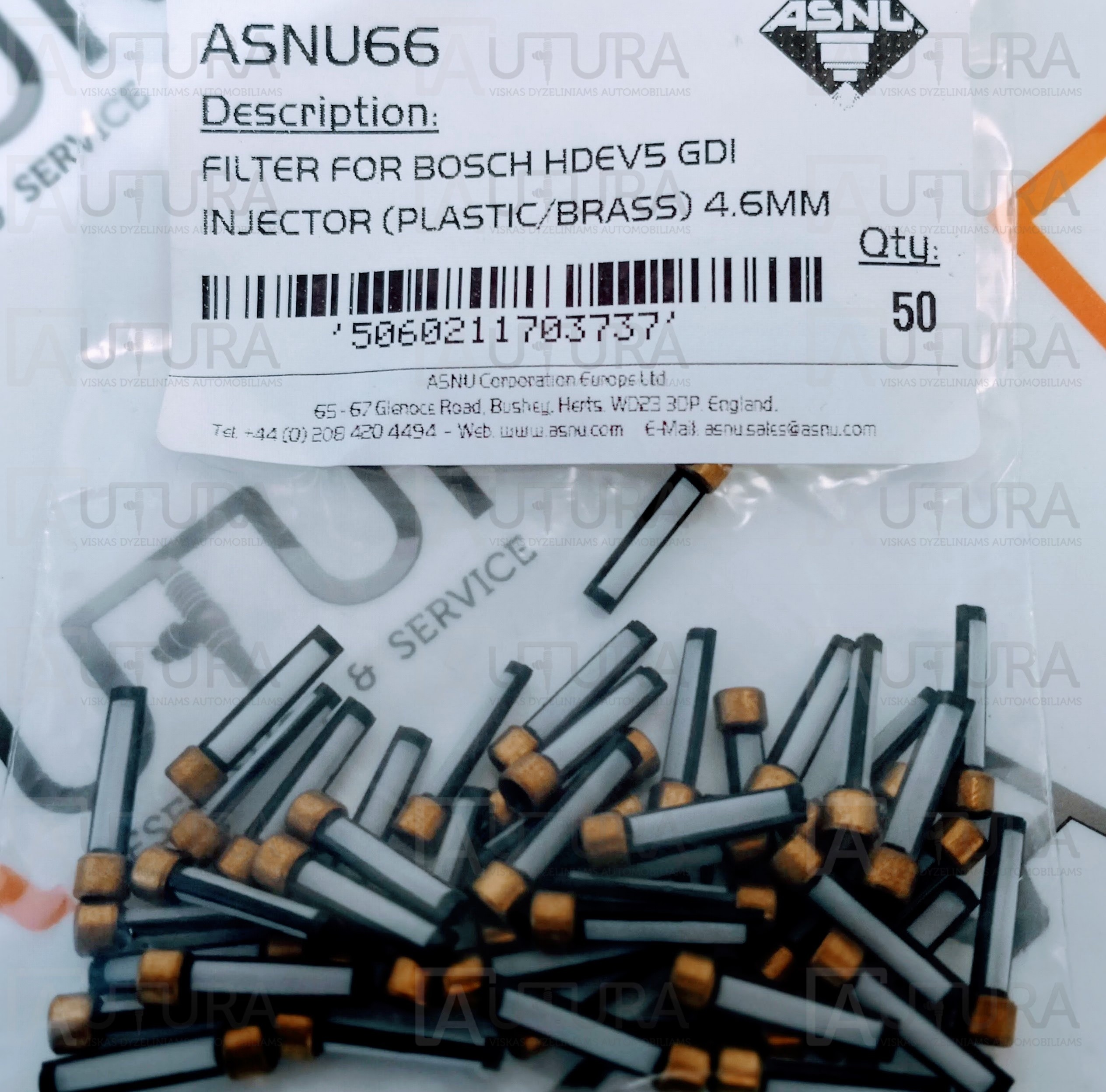 FILTER BASKET FOR BOSCH HDEV5 GDI INJECTOR 4.6MM PLASTIC/BRASS_2